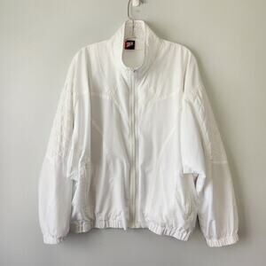 Tail Track Jacket Women XL White Tennis Golf Quilted Sleeve Sportwear Athleisure
